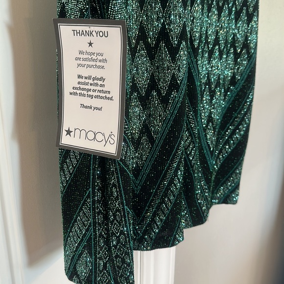 Macy’s Formal Sparkle Mini Dress - Picture 8 of 11